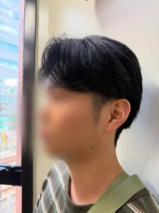ショート メンズ 町田メンズパーマ 特化 金井蒔士のヘアスタイル