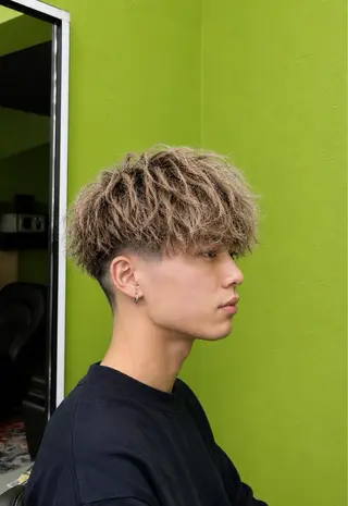 ショート カラー メンズ 湘南台ORCO 店長 ✨RYUのヘアスタイル