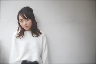 セミロング インナーカラー/天神 ブリーチ/吉田のヘアスタイル