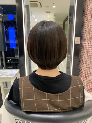 ショート デジタルパーマ🫧 韓国風ヘア🫧サクラのヘアスタイル