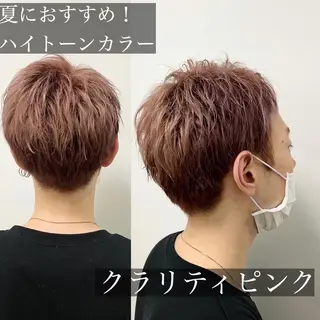 ショート カラー 横浜メンズパーマ🔥 大野賢人のヘアスタイル