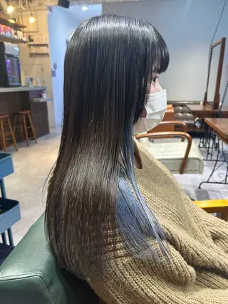 ロング カラー 縮毛矯正/艶カラー/ ikedaのヘアスタイル