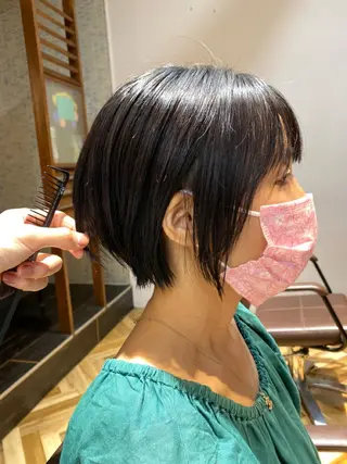 ショート パーマ 美髪改善・レイヤー tadasuke⭐️のヘアスタイル