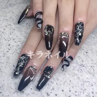 ネイル 🎀kira 長さだし💗モチ最高のネイルデザイン