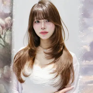 ロング カラー 💜りさ💜横浜 ／盛れヘア🪽‪のヘアスタイル