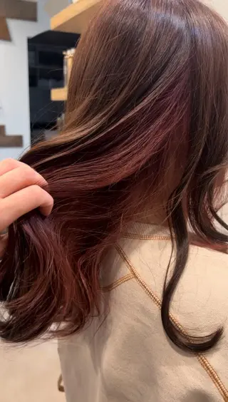 カラー ハラダユウカ flower西明石店のヘアスタイル