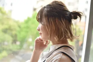 ショート カラー ヘアアレンジ ✂︎山﨑 涼太✂︎のヘアスタイル