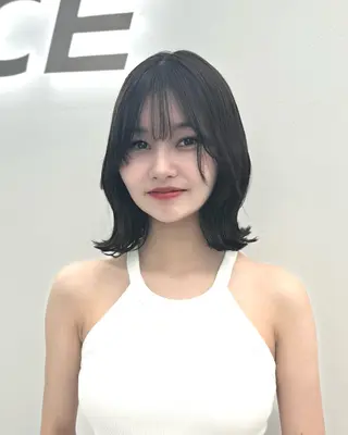ショート カラー ヘアアレンジ 縮毛矯正🤍 ボブ/ HIKARIのヘアスタイル