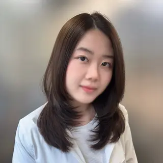 ミディアム カラー ヒマワリ🌻/ ワンホン×艶髪特化のヘアスタイル