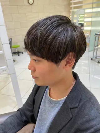 メンズ 銀座メンズ専門🖤 叶奈々のヘアスタイル