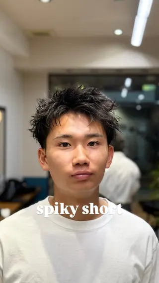 ショート メンズ パーマ・カラー特化/ メンズ美容師米田幸平のヘアスタイル