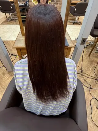 ロング カラー おとは 透明感ツヤカラー🧸のヘアスタイル