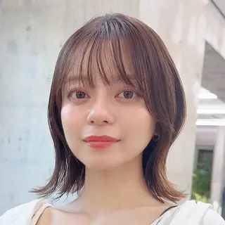 ショート カラー 顔周り✂️透明感 レイヤー/みっきーのヘアスタイル