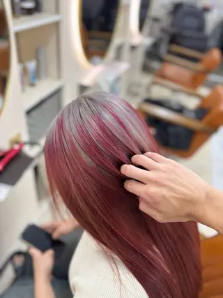 ロング カラー ハイトーン/ブリーチ 職人🦋森山陽向のヘアスタイル