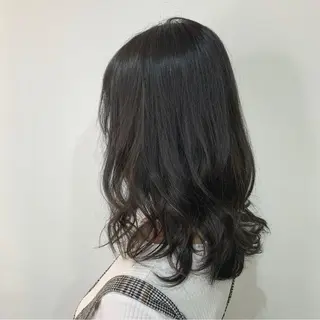 セミロング カラー HARUKA韓国ヘア /Luana梅田のヘアスタイル