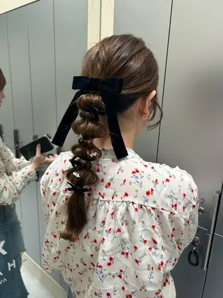 ロング ヘアアレンジ 🎀HARU/透明感 ダブルカラー🔅のヘアスタイル