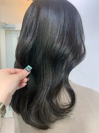 セミロング 髪質改善/縮毛矯正 🎀小林 唯 🎀のヘアスタイル