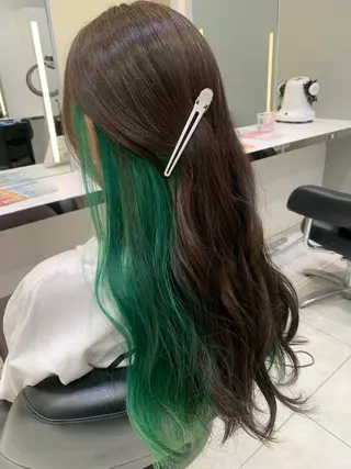 ロング カラー 🦋　大塚 絢　🦋のヘアスタイル