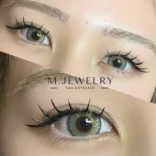マツエク・マツパ M.JEWELRY SHIONEのマツエク・マツパデザイン