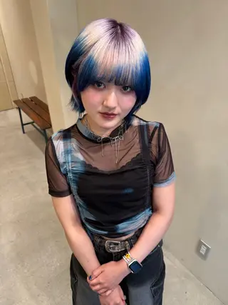 ショート 徳田 萌恵のヘアスタイル