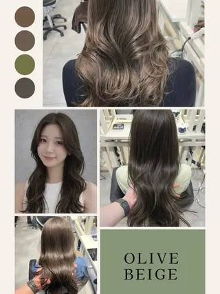 ロング 恵比寿韓国レイヤー× 艶透明感カラー大場のヘアスタイル
