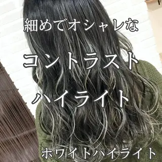 セミロング カラー 髪質改善カラー韓国風 レイヤーtudaのヘアスタイル