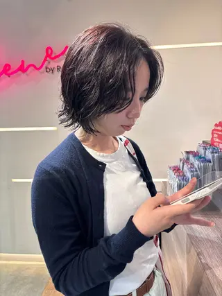ショート 山本 千尋のヘアスタイル