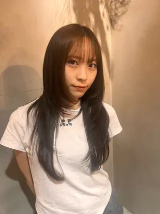 ロング 似合わせカット✂︎ 艶カラー・*:湊七海のヘアスタイル