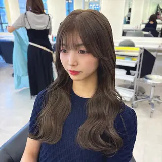 ロング カラー ParveMix 楠本結菜💟のヘアスタイル