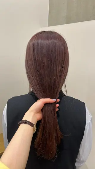 ロング カラー 韓国好き🇰🇷 美容師MIKUのヘアスタイル