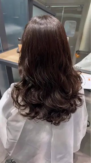 ロング 小田 晃瑛のヘアスタイル