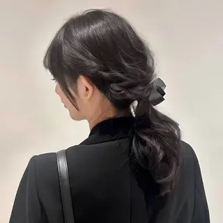 セミロング レイヤーカット/ 顔まわり/まい🐇♡のヘアスタイル