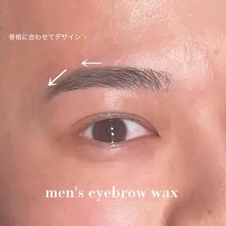メンズ アイブロウ 🫧H 花なり🫧のマツエク・マツパデザイン