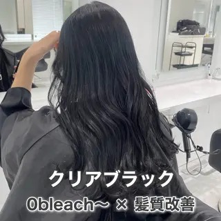 ロング カラー ラベンダー💜 グレージュ🩶のヘアスタイル