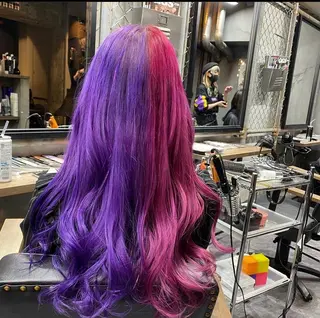 ロング カラー エクステ×ブリーチ 😈ちあき😈のヘアスタイル