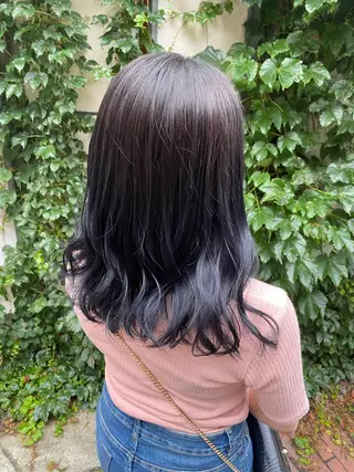 ミディアム カラー 清村 和音のヘアスタイル