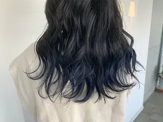 セミロング おせ ちさとのヘアスタイル