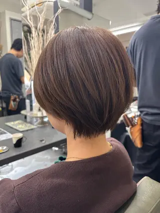 ショート nico麻生 長谷川 裕月のヘアスタイル