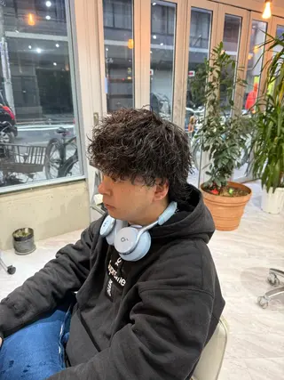 ショート パーマ メンズ Riganuts王子 Hayato✂︎のヘアスタイル