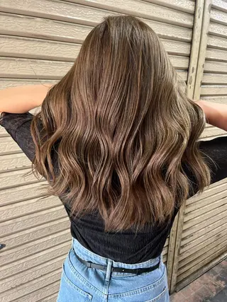 セミロング カラー 髪質改善専門店 BELDADのヘアスタイル