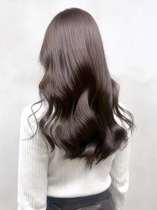 セミロング カラー ITbyALBUM 松戸のヘアスタイル