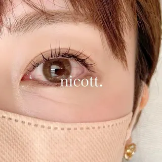 マツエク・マツパ nicott. mayukaのマツエク・マツパデザイン