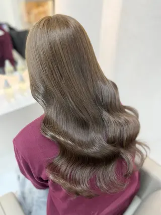 ロング カラー ゆうな🍒/熊谷/ ワンカラーのヘアスタイル