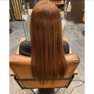 ロング カラー 内田 愛莉のヘアスタイル