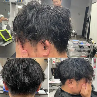 パーマ メンズ 🌹ミラクル美容師 🌹くっぽのヘアスタイル