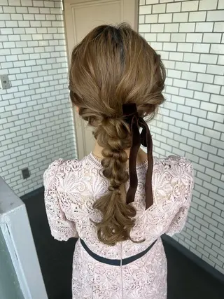 ヘアアレンジ 大人可愛いヘアメイク 💋🧚‍♀️しずかのヘアスタイル