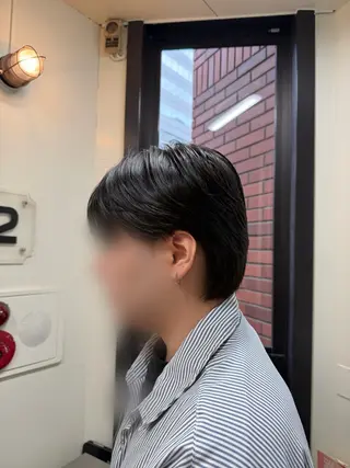 ミディアム メンズ 町田メンズパーマ 特化 金井蒔士のヘアスタイル