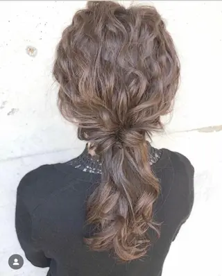 ミディアム カラー パーマ ヘアアレンジ メンズ キッズ kotona 🤍miuraのヘアスタイル