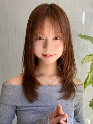 セミロング カラー レイヤー×髪質改善✨ 渋谷/佐藤侑哉のヘアスタイル