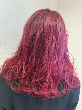 ロング カラー ヘアアレンジ 白髪ぼかしハイライト 茗荷谷駅徒歩2分のヘアスタイル